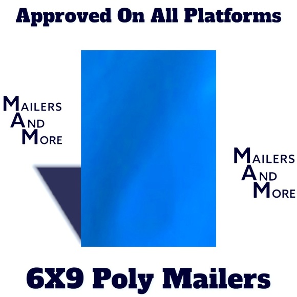 50 6X9 Dark Blue Poly Mailers PRICE IS FIRM - Picture 2 of 4